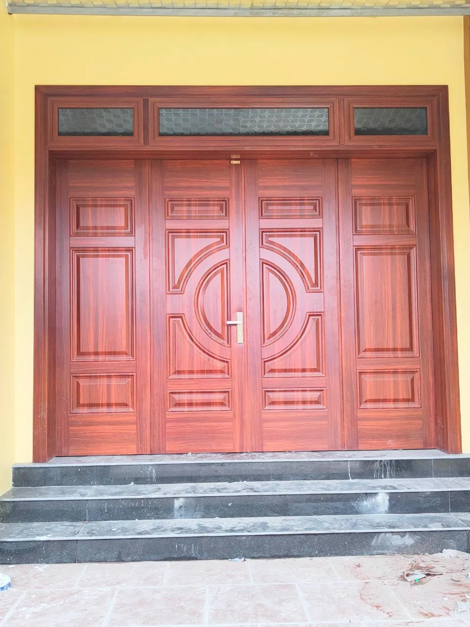 Báo giá cửa thép vân gỗ 4 cánh Thành phố Hội An - Quảng Nam