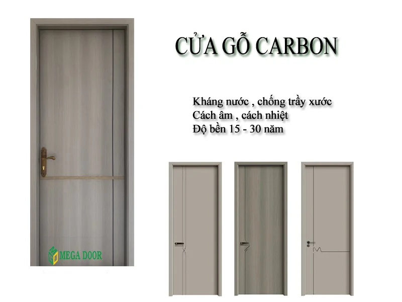 Báo giá cửa gỗ carbon tại Phú Giáo - Bình Dương