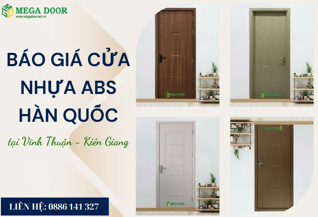 Báo giá cửa nhựa ABS Hàn Quốc tại Vĩnh Thuận – Kiên Giang